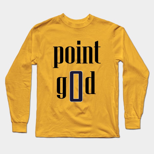 Tyrese Haliburton Point God Long Sleeve T-Shirt by rattraptees